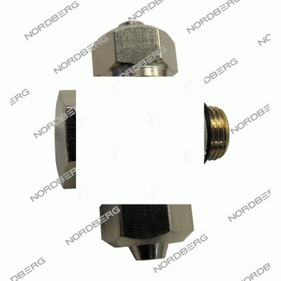 NORDBERG ЗАПЧАСТЬ ШМС ПЕРЕХОДНИК CT-Y-0100009 (6000010) Ф6 цилиндра рабочего стола